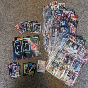 Large Lot of Soccer Cards and Holders